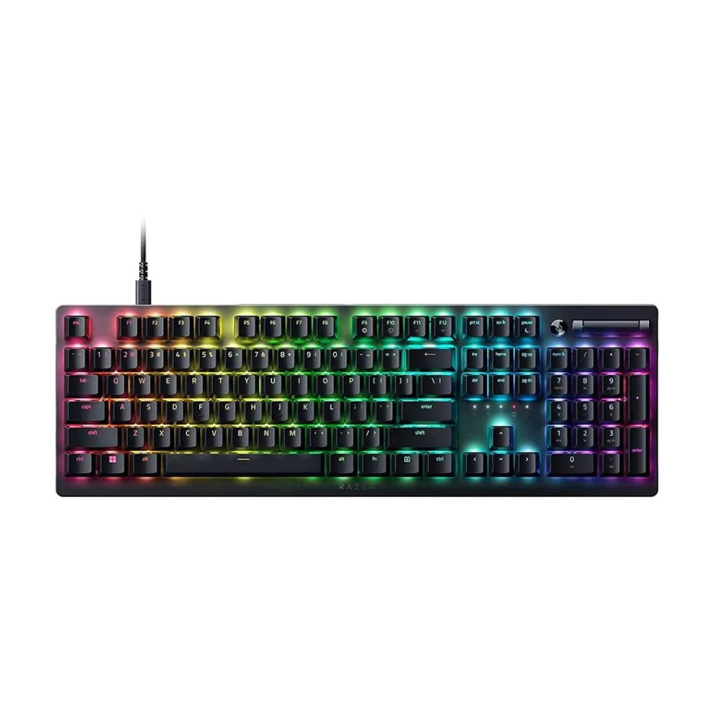 لوحة مفاتيح الألعاب Razer DeathStalker V2 (Red Switch)، باللون الأسود، لوحة مفاتيح باللغة الإنجليزية