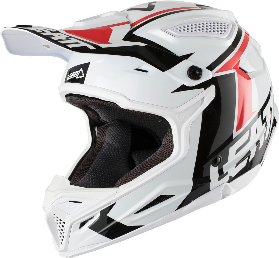 Leatt GPX 4.5 V20 Motocross Helmet, White/Black