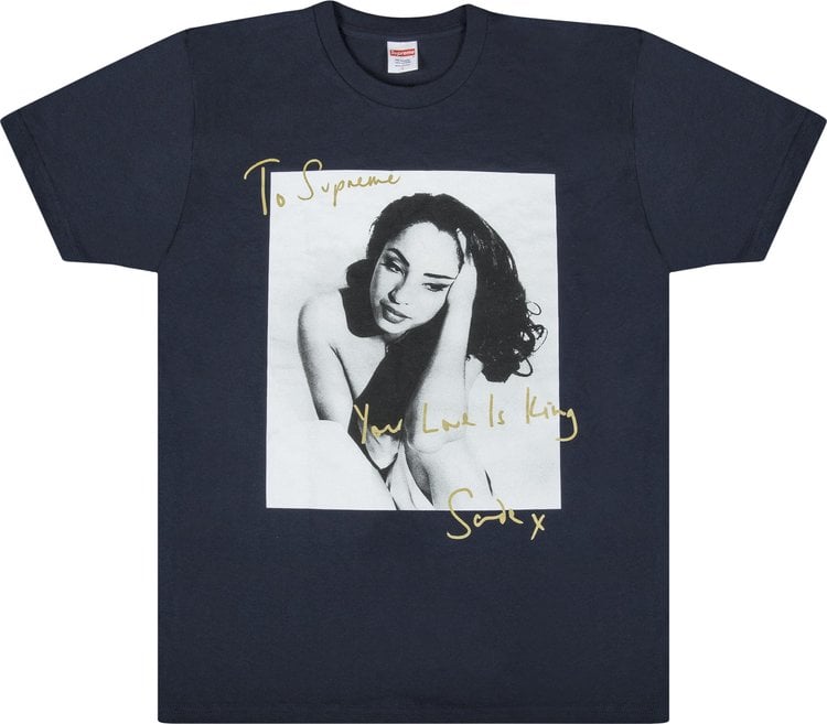 تي شيرت Supreme Sade "Navy"، أزرق