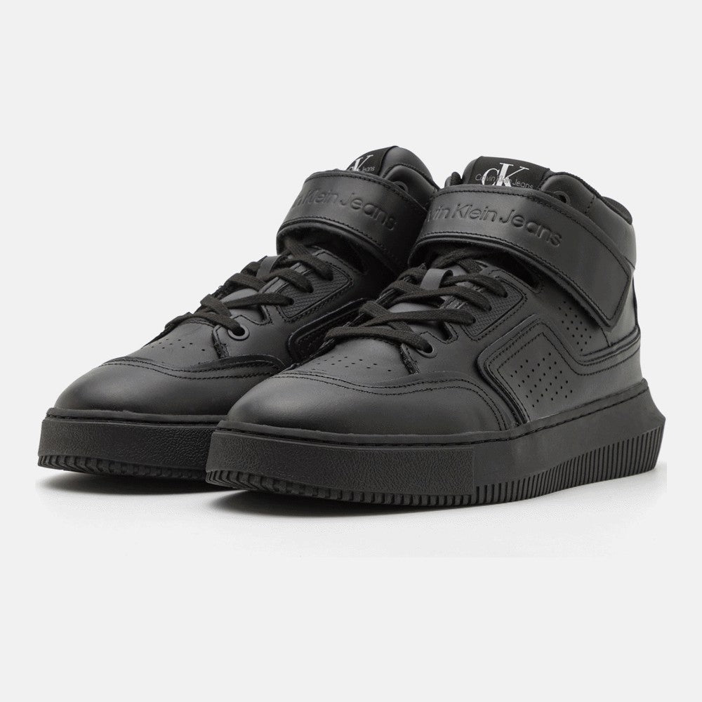 Sneakers Calvin Klein Jeans Chunky Cupsole Laceup Mid, triple black