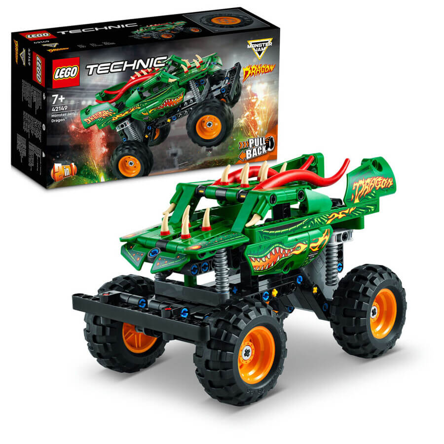 LEGO MonsterJam Flame Flying Dragon, 217 pieces