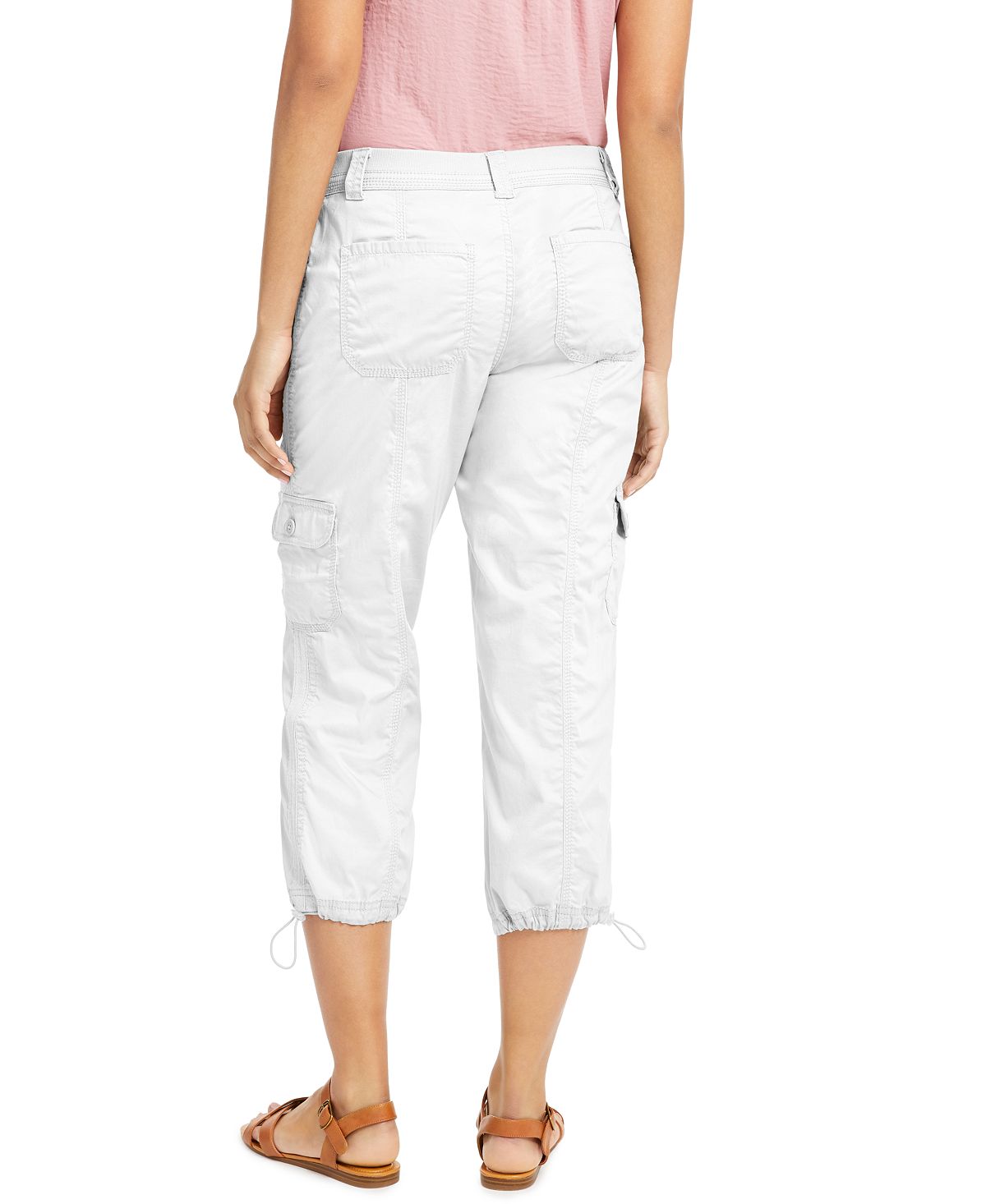 Women's Capri Cargo Pants Created for Macy's Style & Co, White