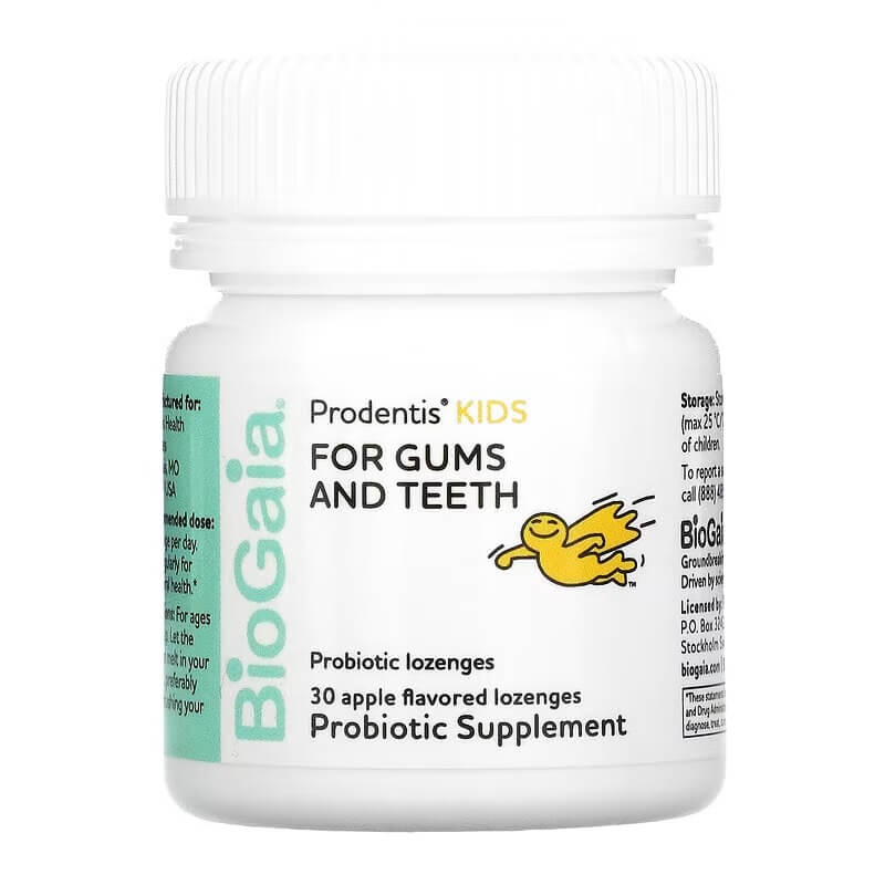 Children's Prodentis for gums and teeth BioGaia with apple flavor, 30 lozenges