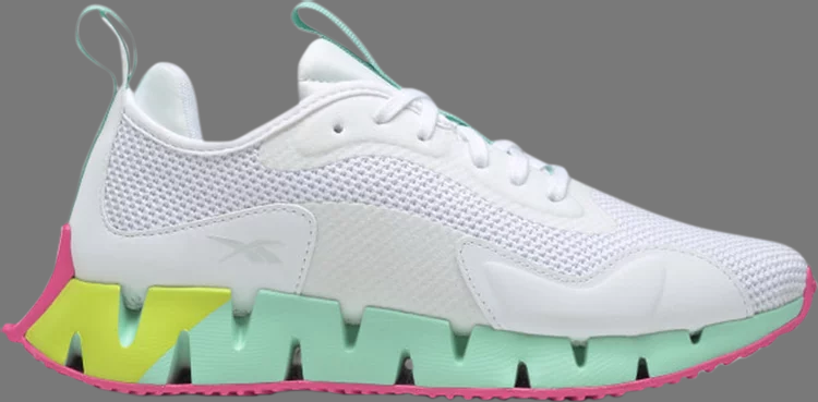 حذاء رياضي Wmns Zig Dynamica "White Hint Mint" ريبوك، أبيض