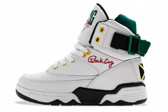 Ewing 33 Hi 'Jamaica' sneakers, white