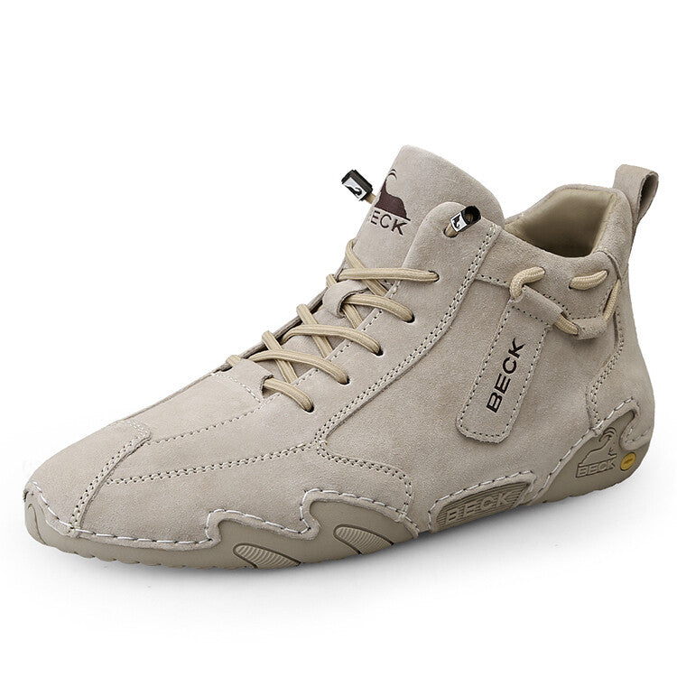 Lifestyle Shoes Men High-Top Beck Sneakers, Sand