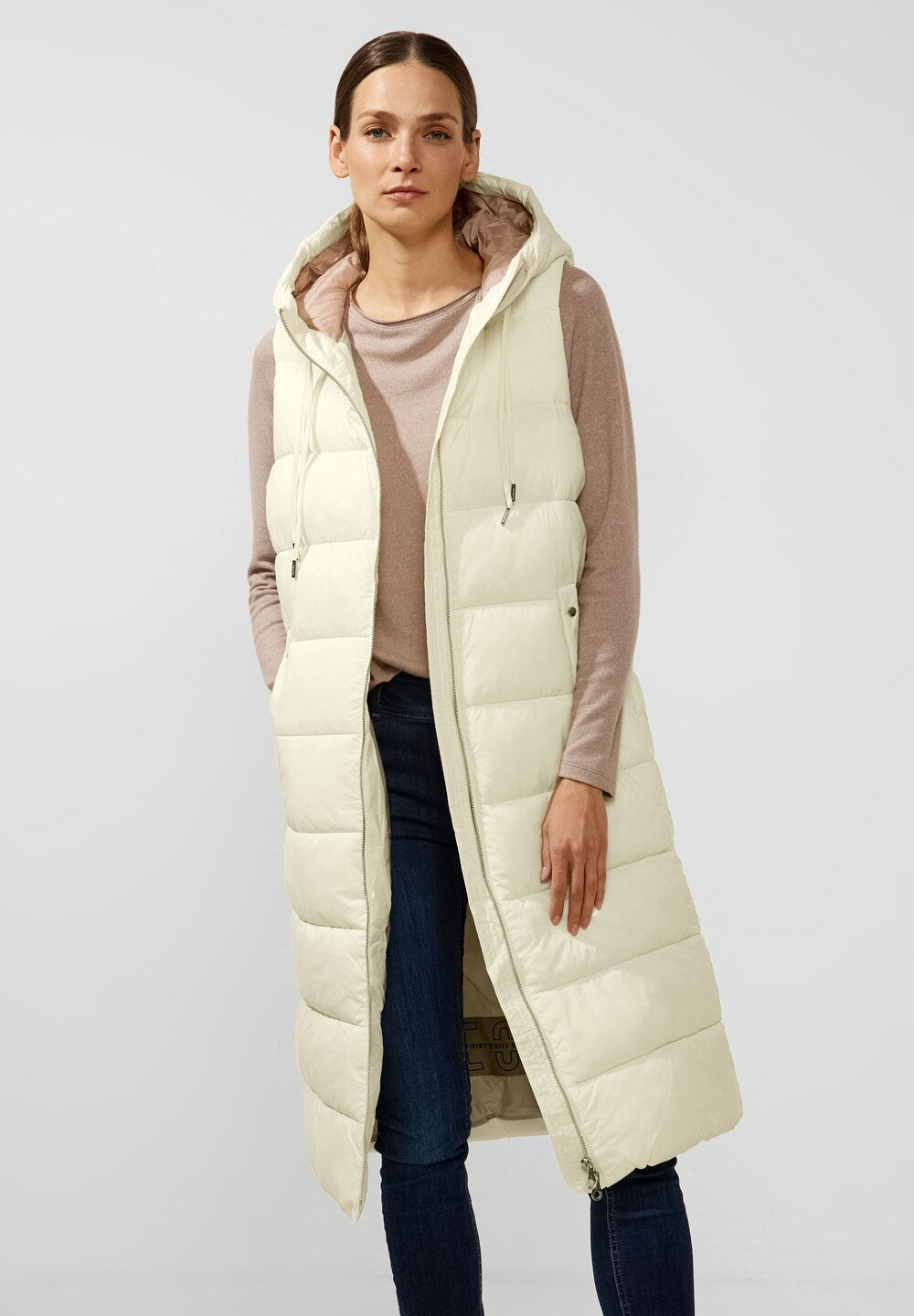 Street One vest, beige