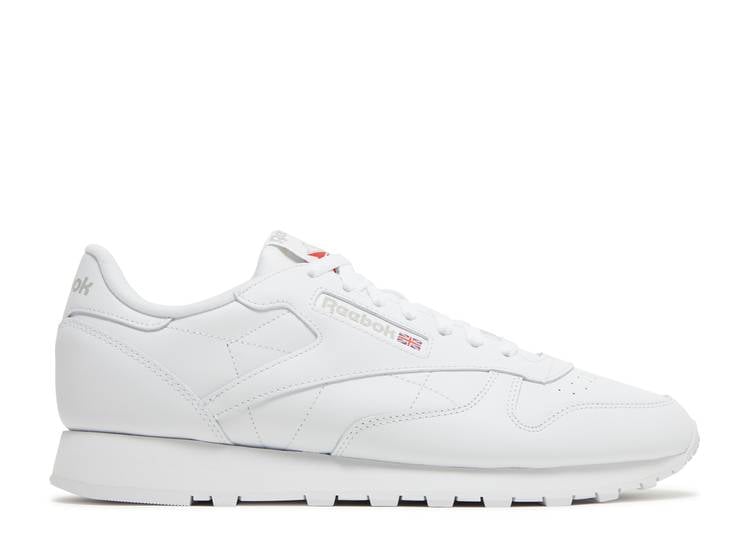 حذاء رياضي Reebok CLASSIC LEATHER 'WHITE GRAY' باللون الأبيض