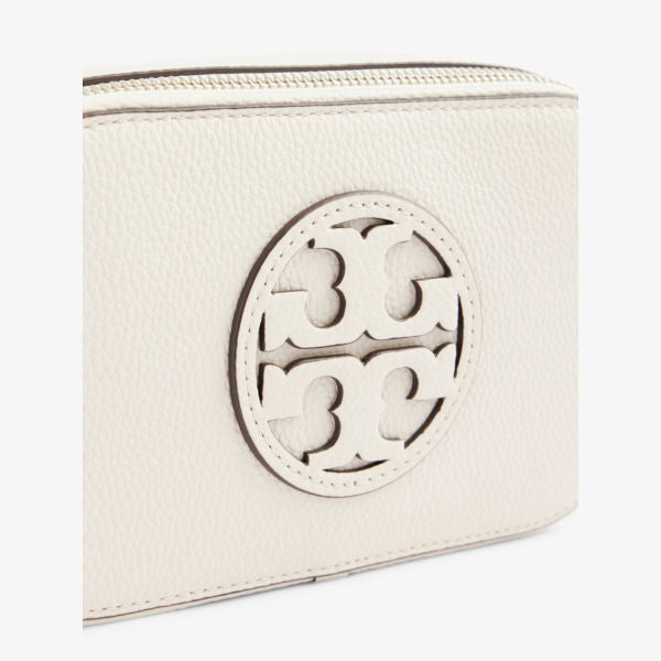 Miller Mini Crossbody Bag with Tory Burch Signature Strap, Ivory