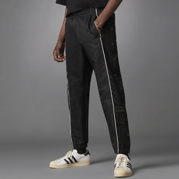 adidas originals Blue Version Series Side Zipper Sports Long Pants Black, black