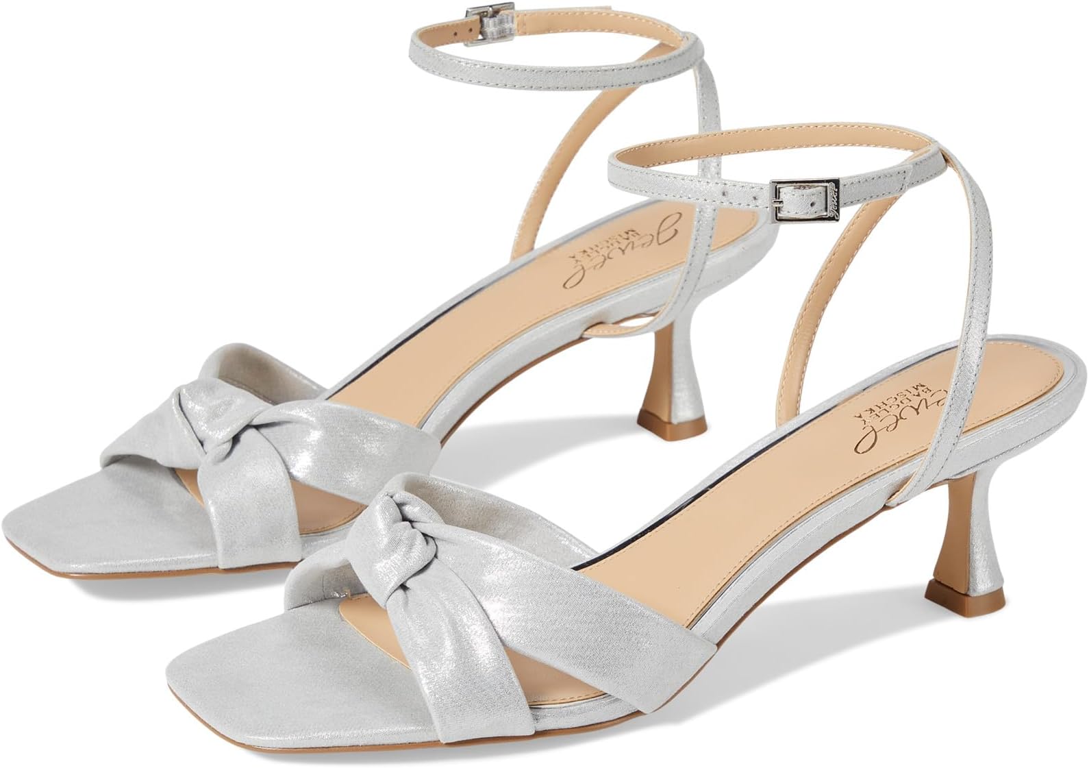 Valarie Jewel Badgley Mischka Sandals, Silver