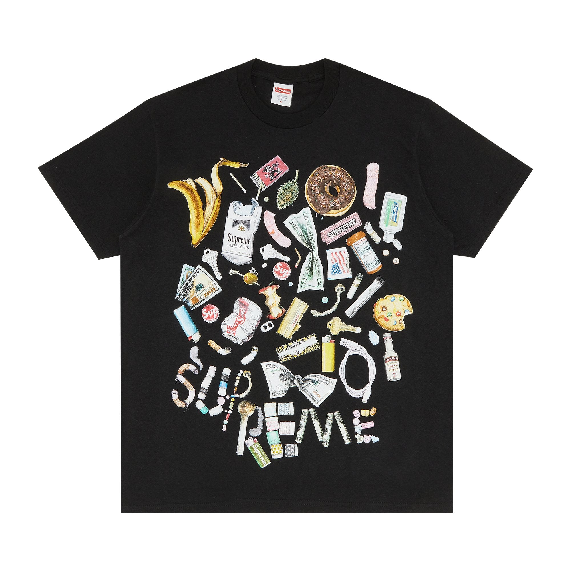 Supreme Trash T-shirt, black