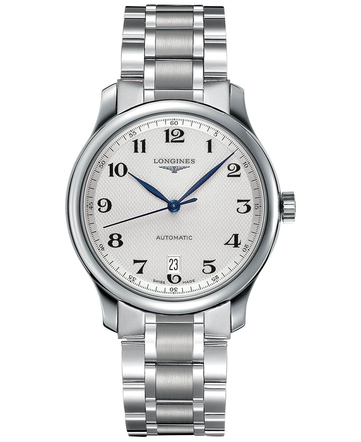 Longines Men's Swiss Automatic Master Watch with Stainless Steel Bracelet 39mm L26284786