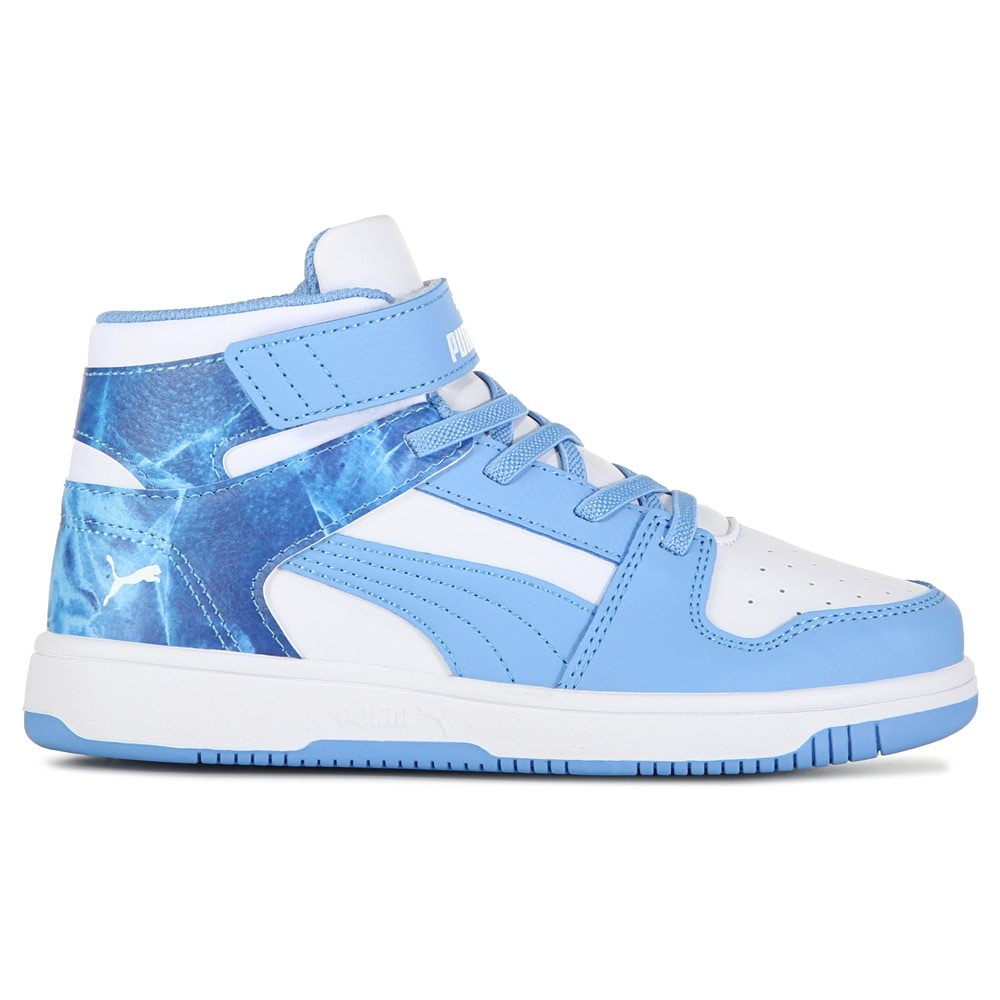 Rebound Layup Little Kid Puma high top sneakers, blue