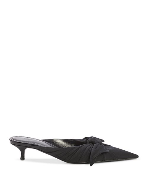 Balenciaga Women's Knife Knot Heel Mules in Black