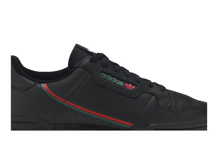 Adidas Continental 80 'Black Scarlet Green' sneakers, black