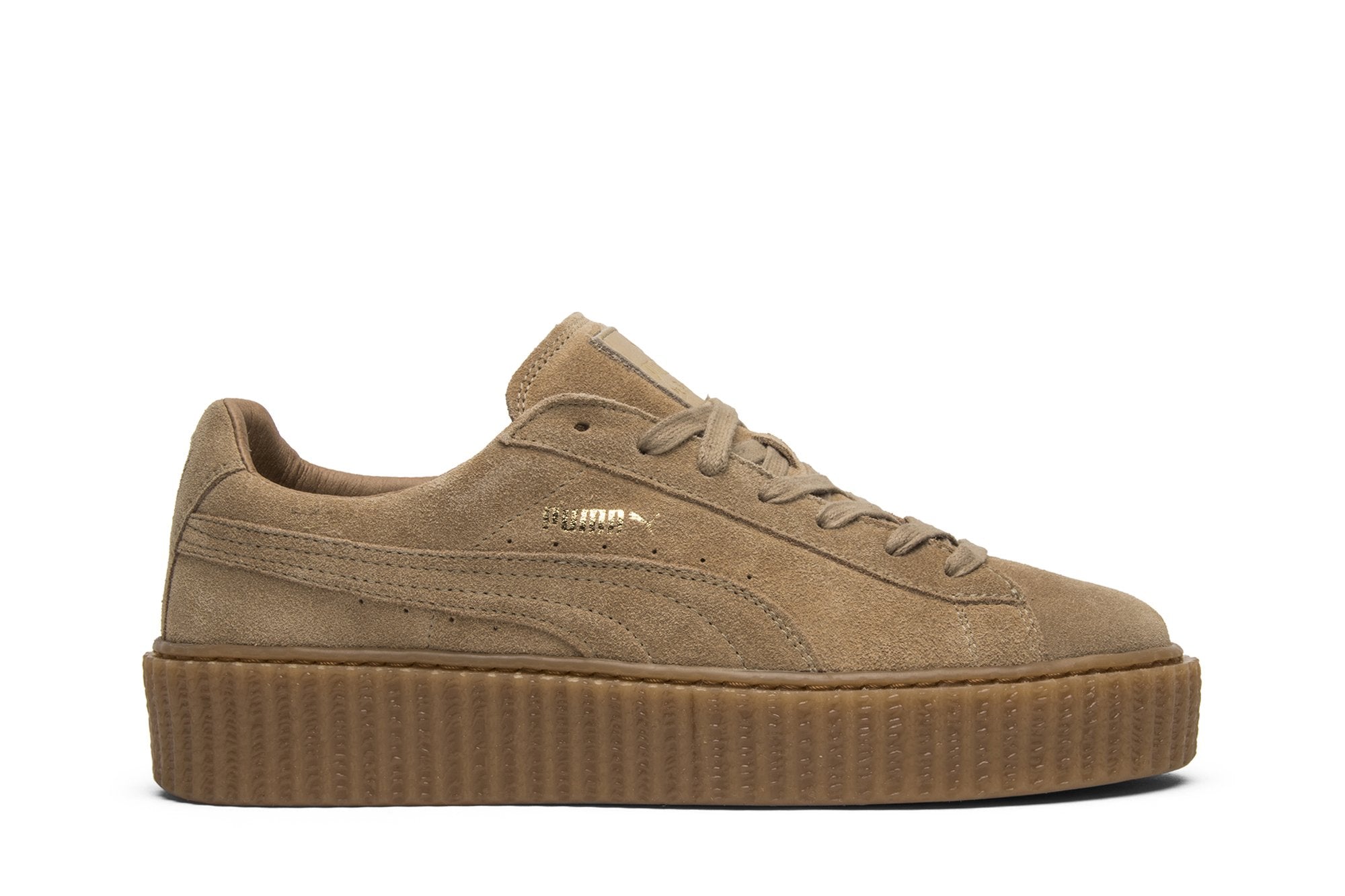 حذاء رياضي Fenty x Wmns Suede Creeper Puma باللون البني