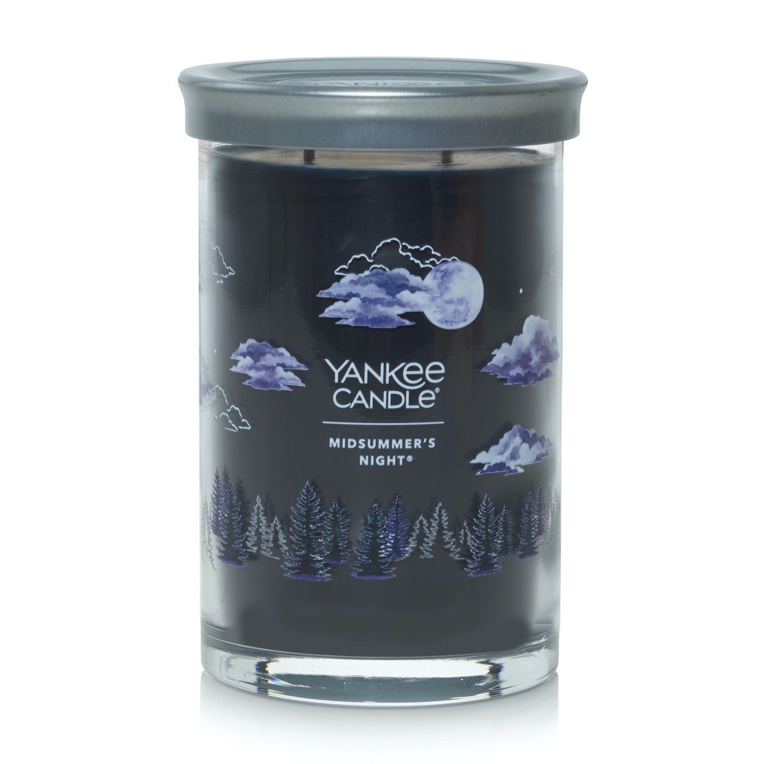 Yankee Candle Midsummer Night Signature glass candle with 2 wicks