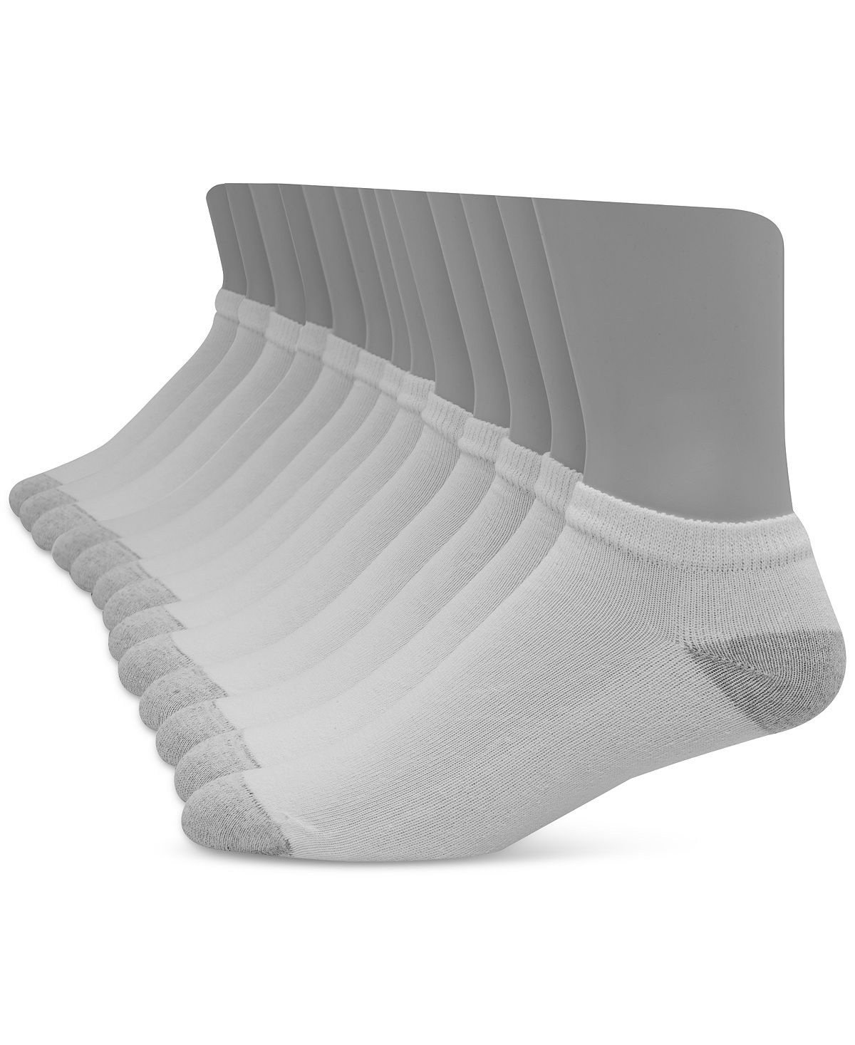 Men's 12-piece Hanes low socks