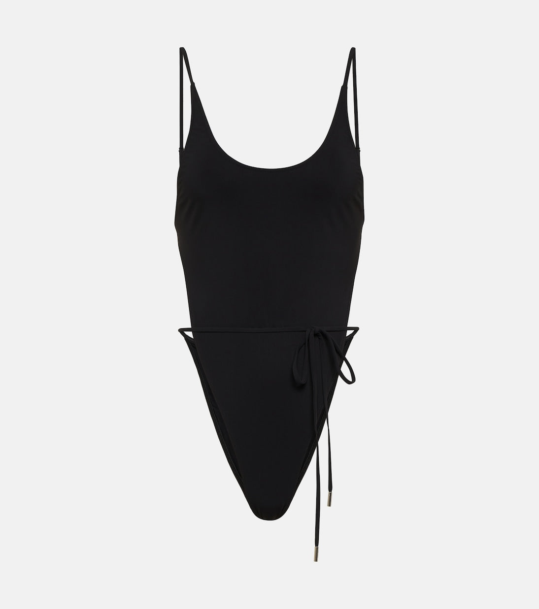 Saint Laurent backless swimsuit, black