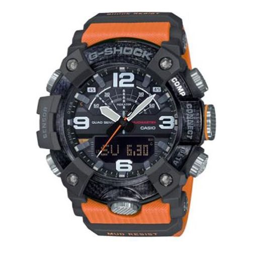 CASIO G-Shock Mudmaster 'Black Orange' watch, black