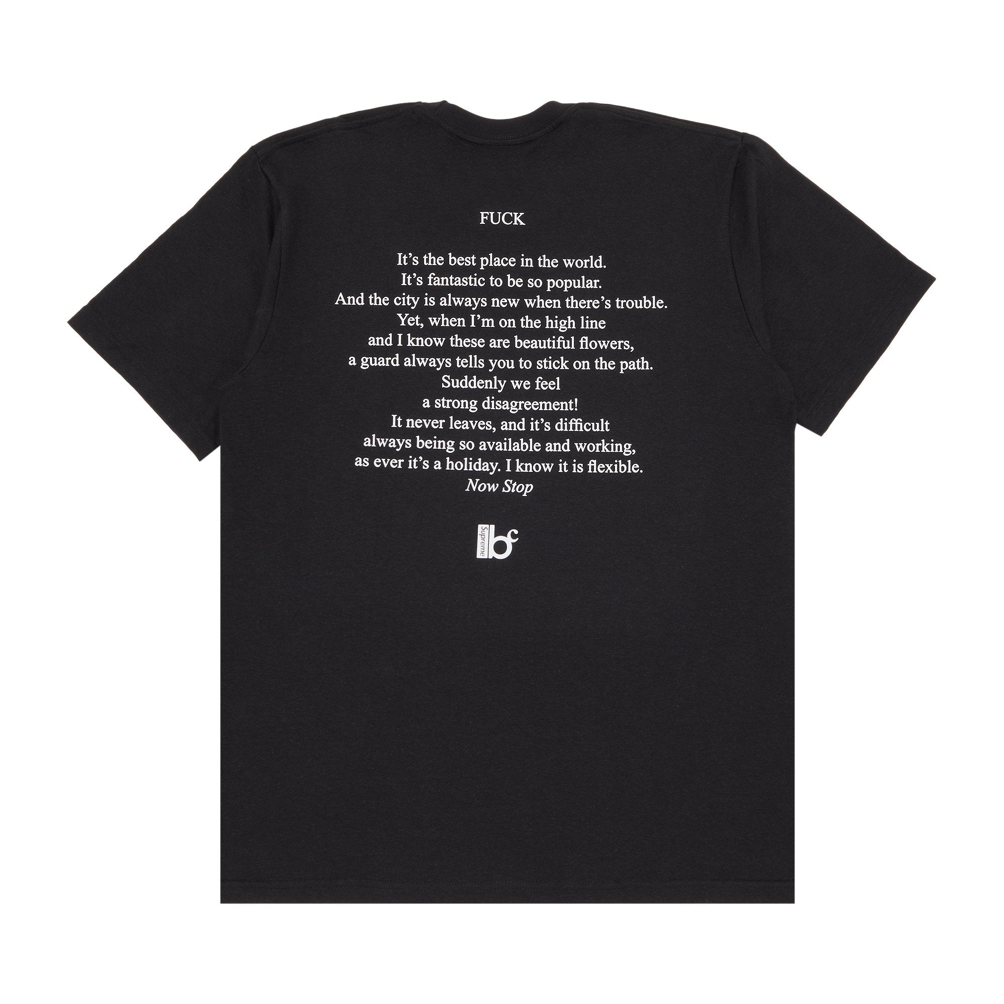 T-shirt Supreme x Bernadette Corporation, black