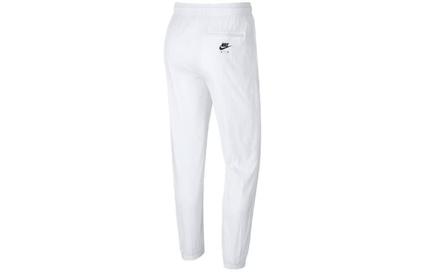 Air Jordan Legacy AJ 6 Logo Label Bundle Feet Sports Pants 'White', White