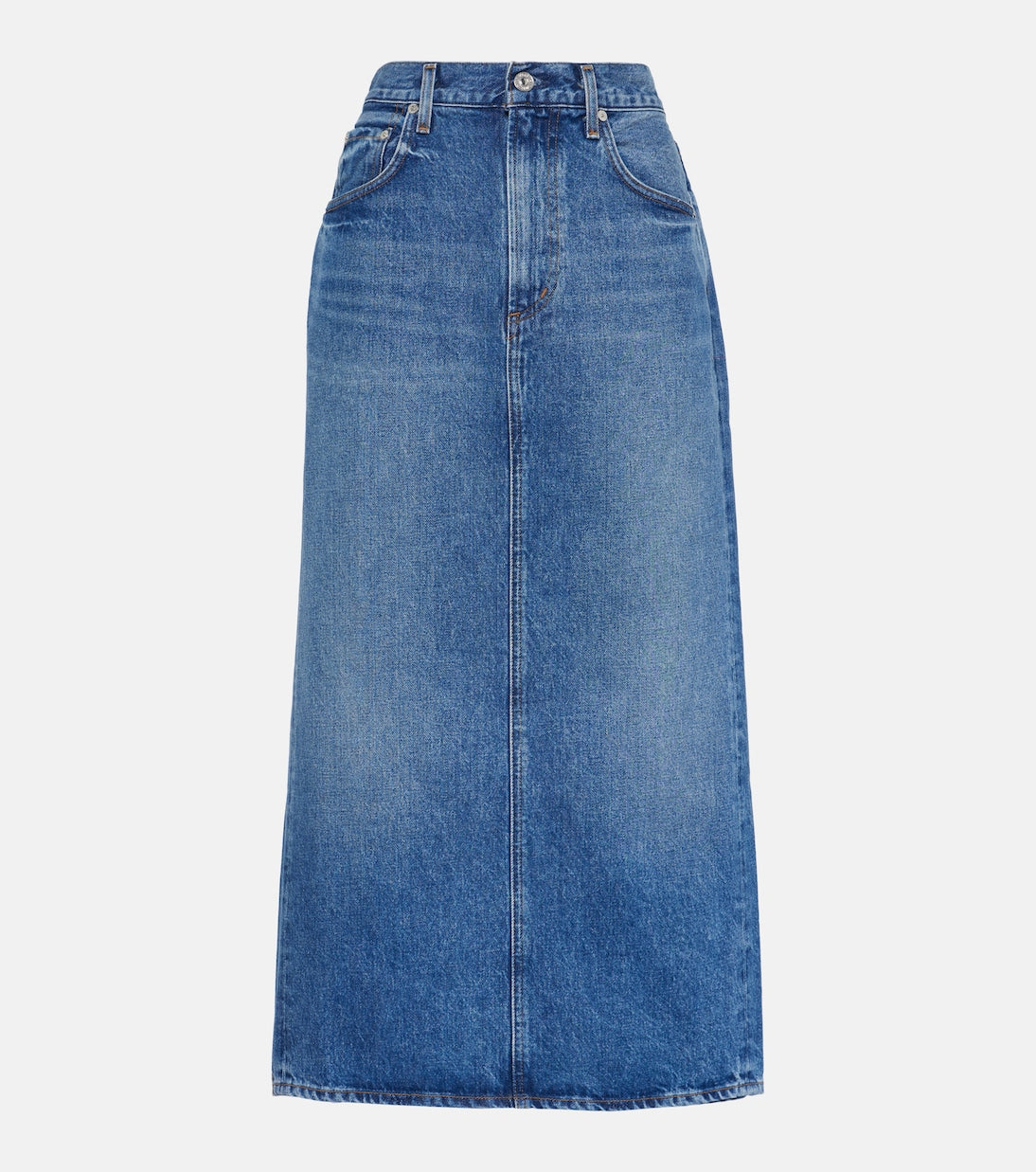 Citizens Of Humanity Denim Peri Maxi Skirt, Blue