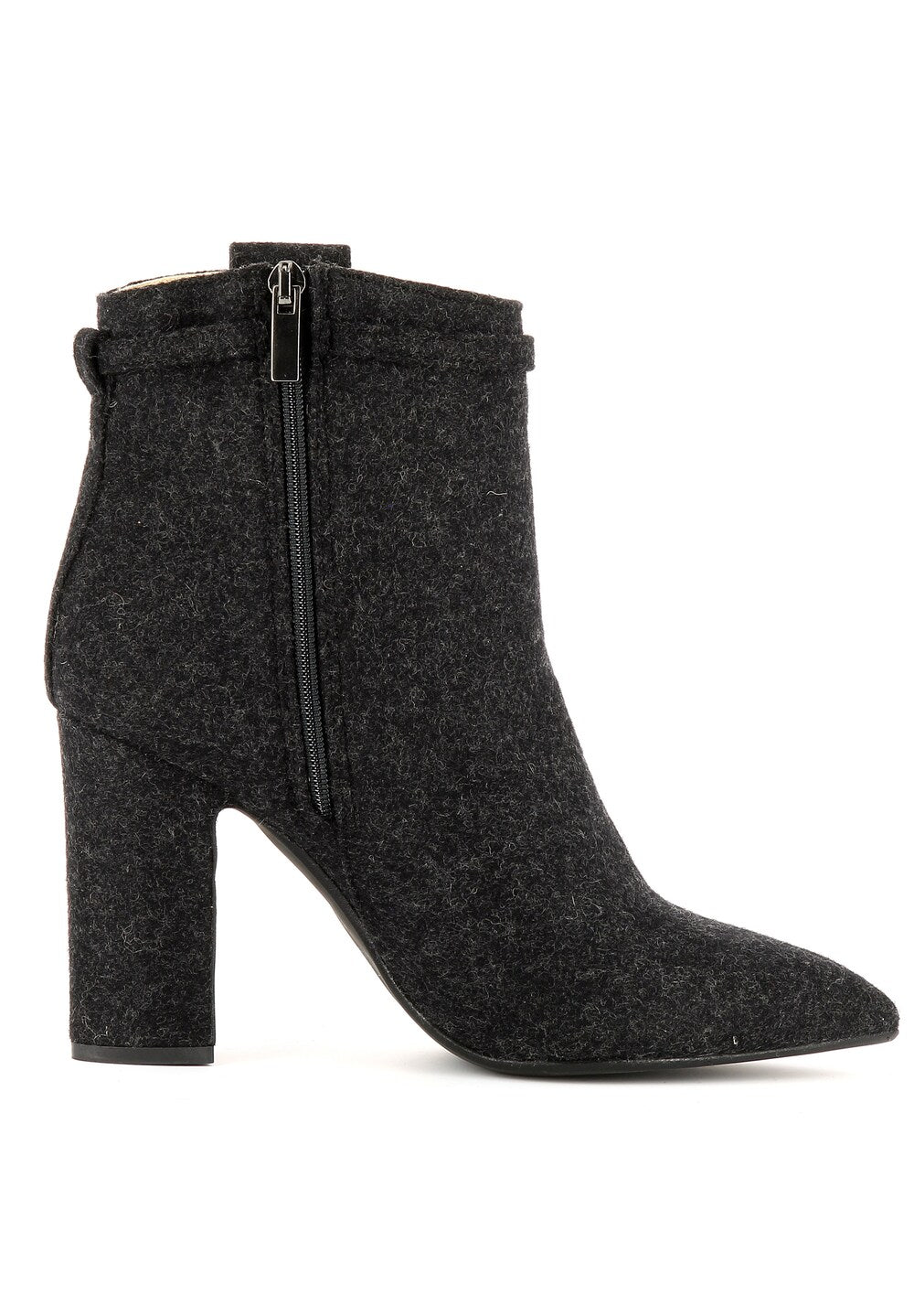 Evita ankle boots, black/black speckled