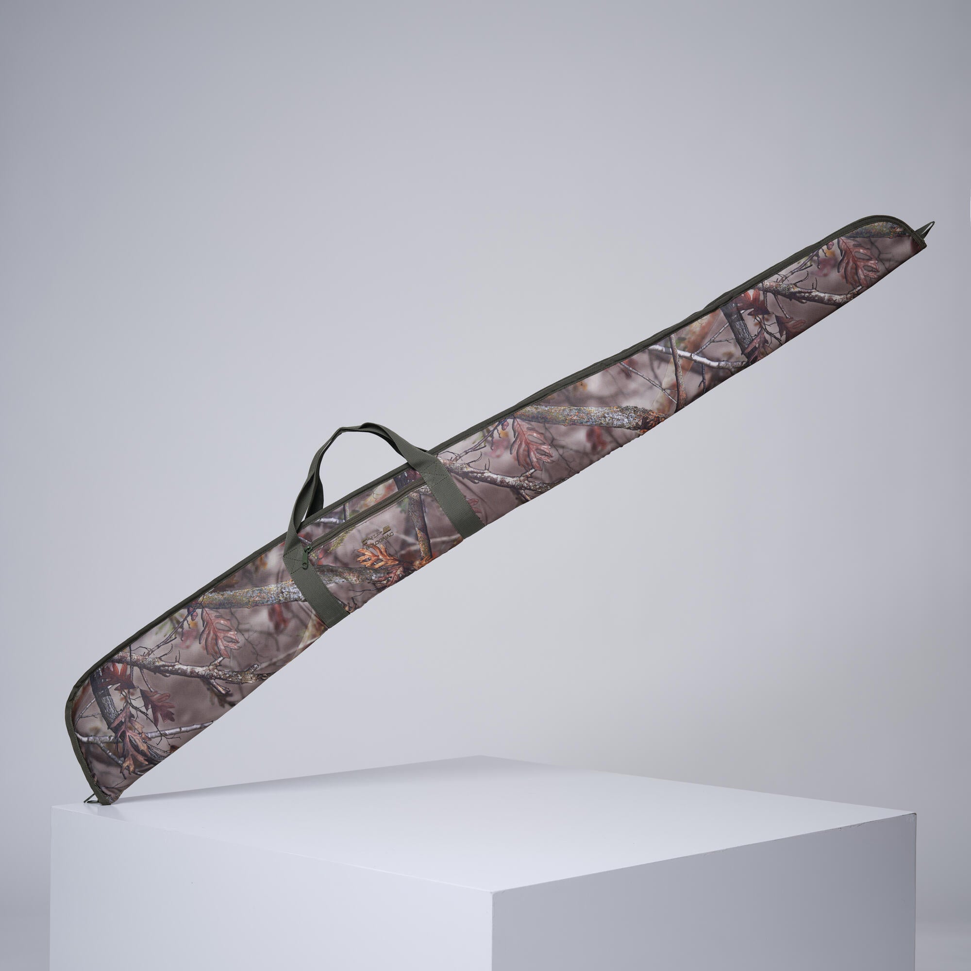 Case for hunting rifle SG100 145 cm camouflage brown SOLOGNAC, camouflage