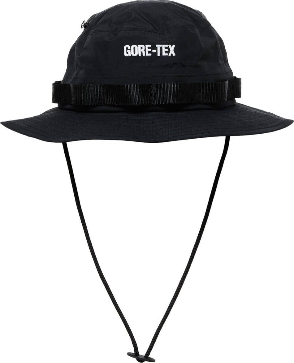 Supreme Gore-Tex Paclite Net Boonie Panama Hat, Black