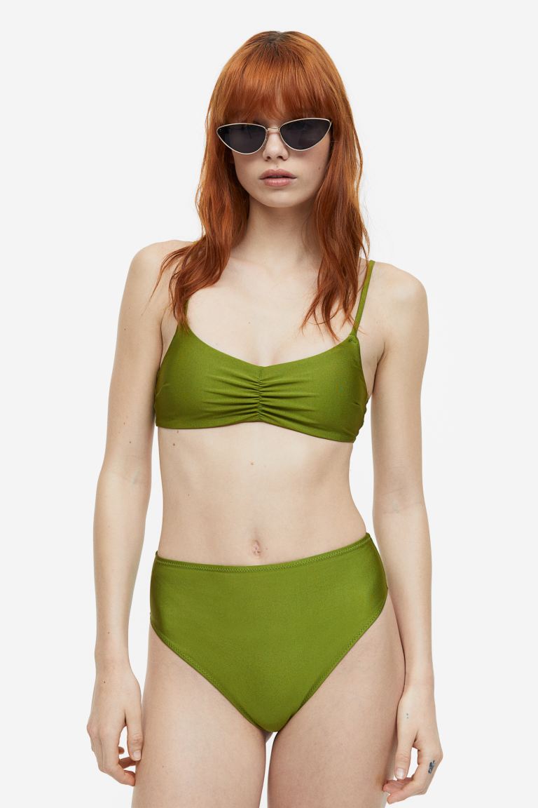 H&M Brazilian bikini bottom, green