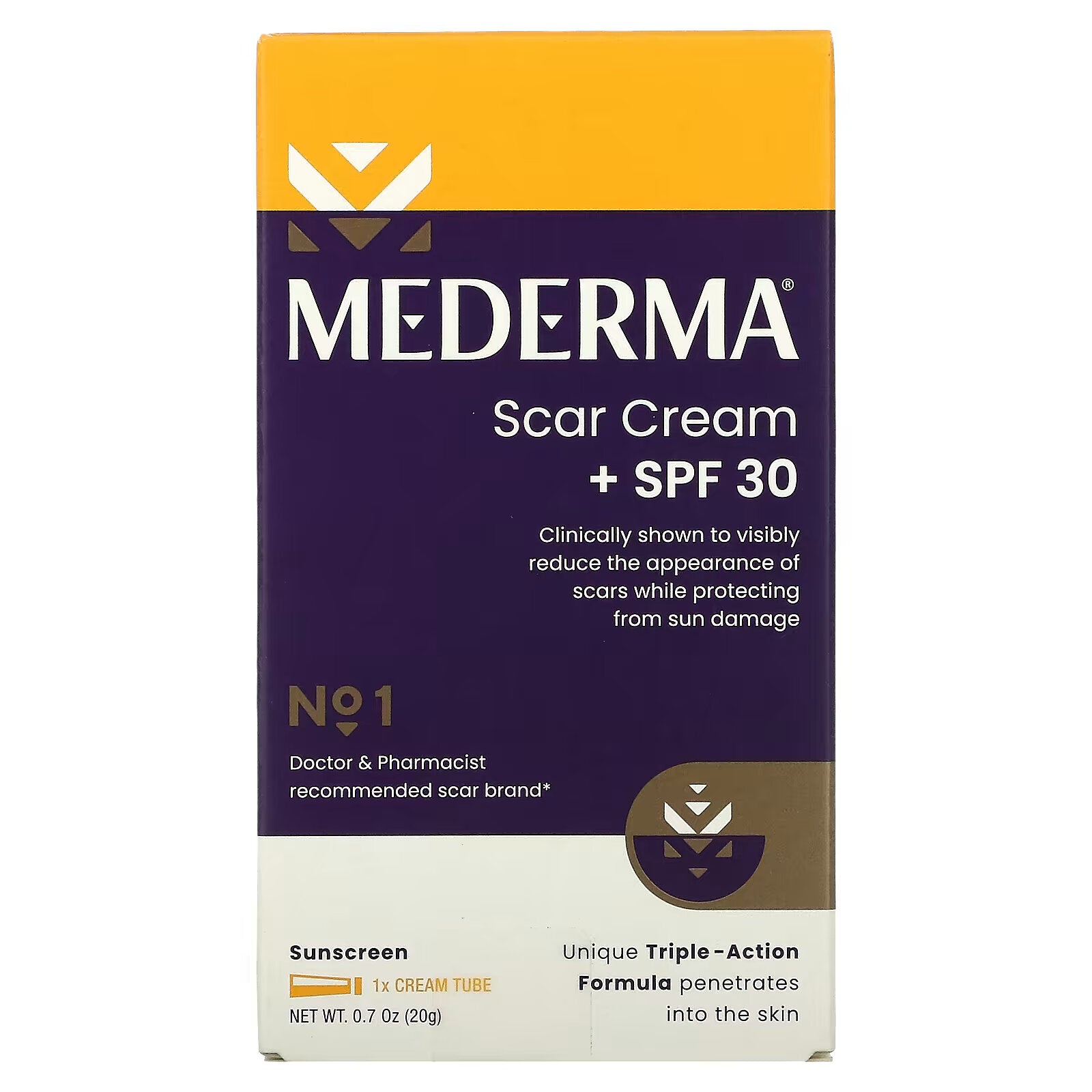 Mederma, Scar Cream, SPF 30, 0.7 oz (20 g)