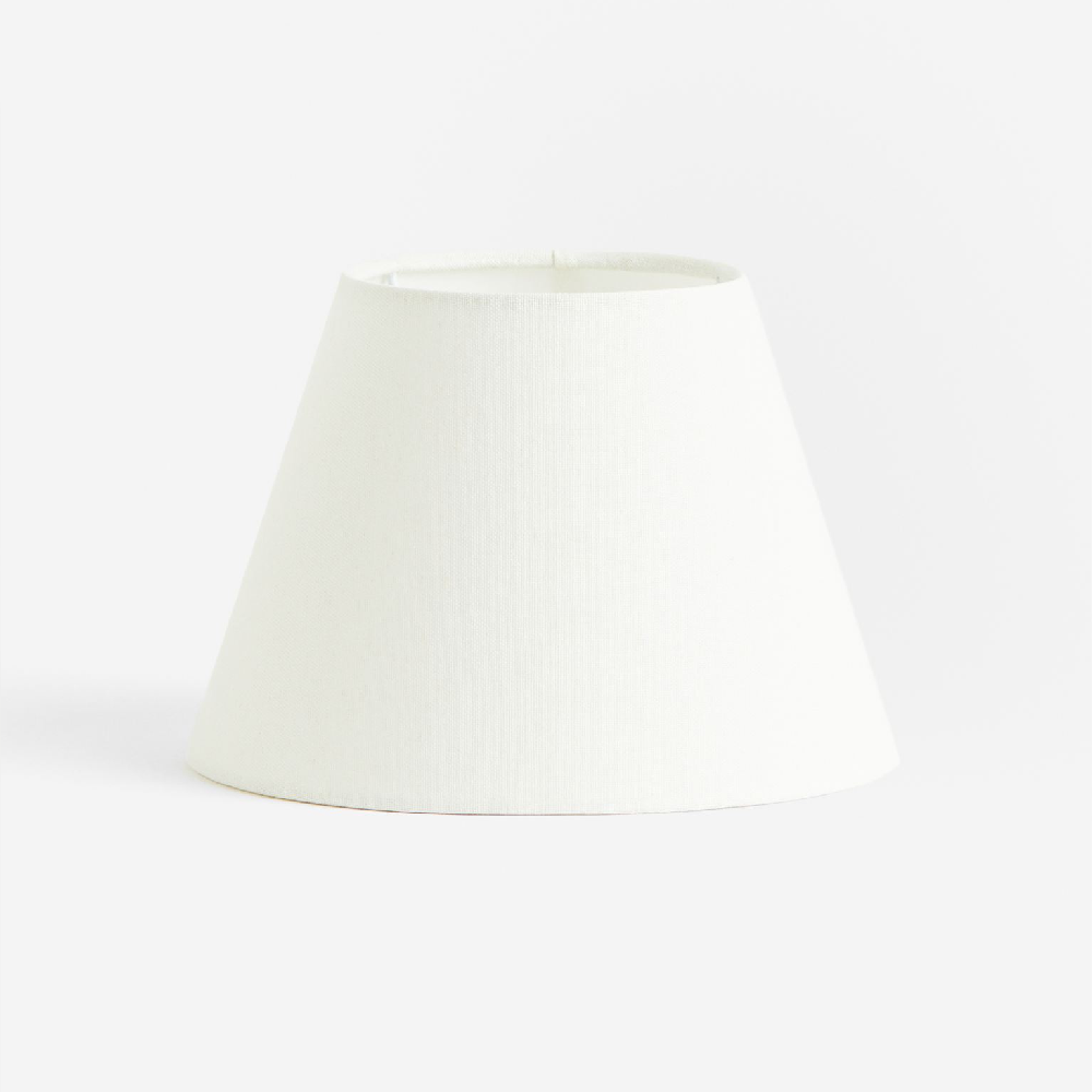 Lampshade H&M Home Small Linen-blend, white