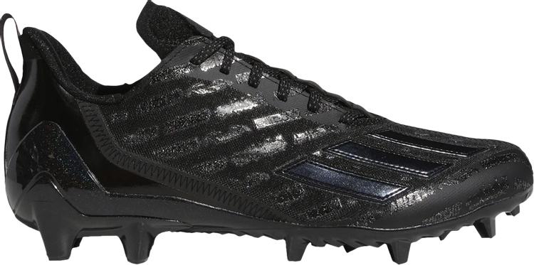 Adidas Adizero Cleats 'Black Grey' Boots, Black