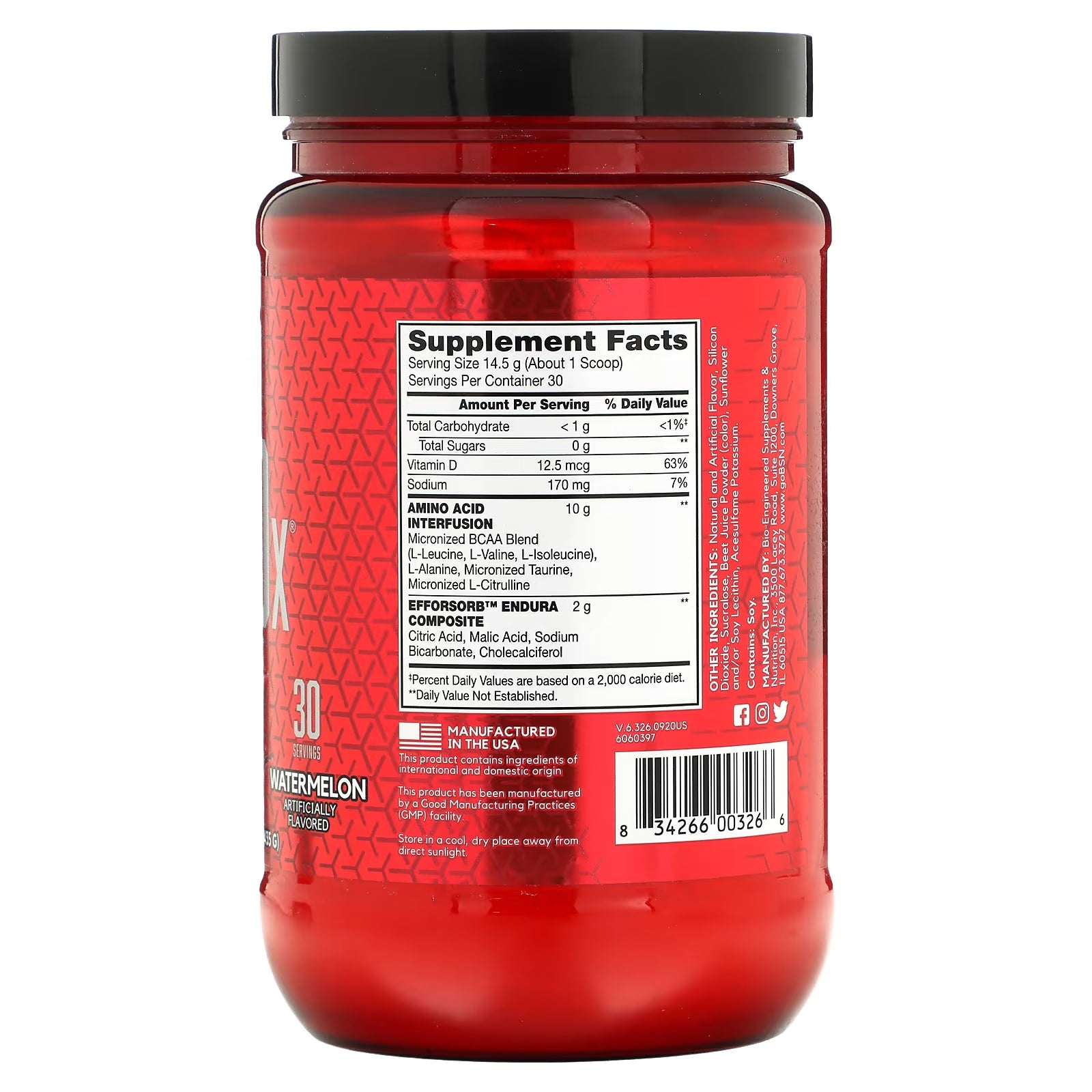 BSN Amino-X endurance and recovery watermelon, 435 g