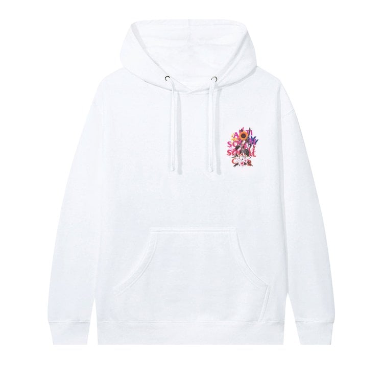 Anti Social Social Club Bouquet For The Old Days Hoodie White