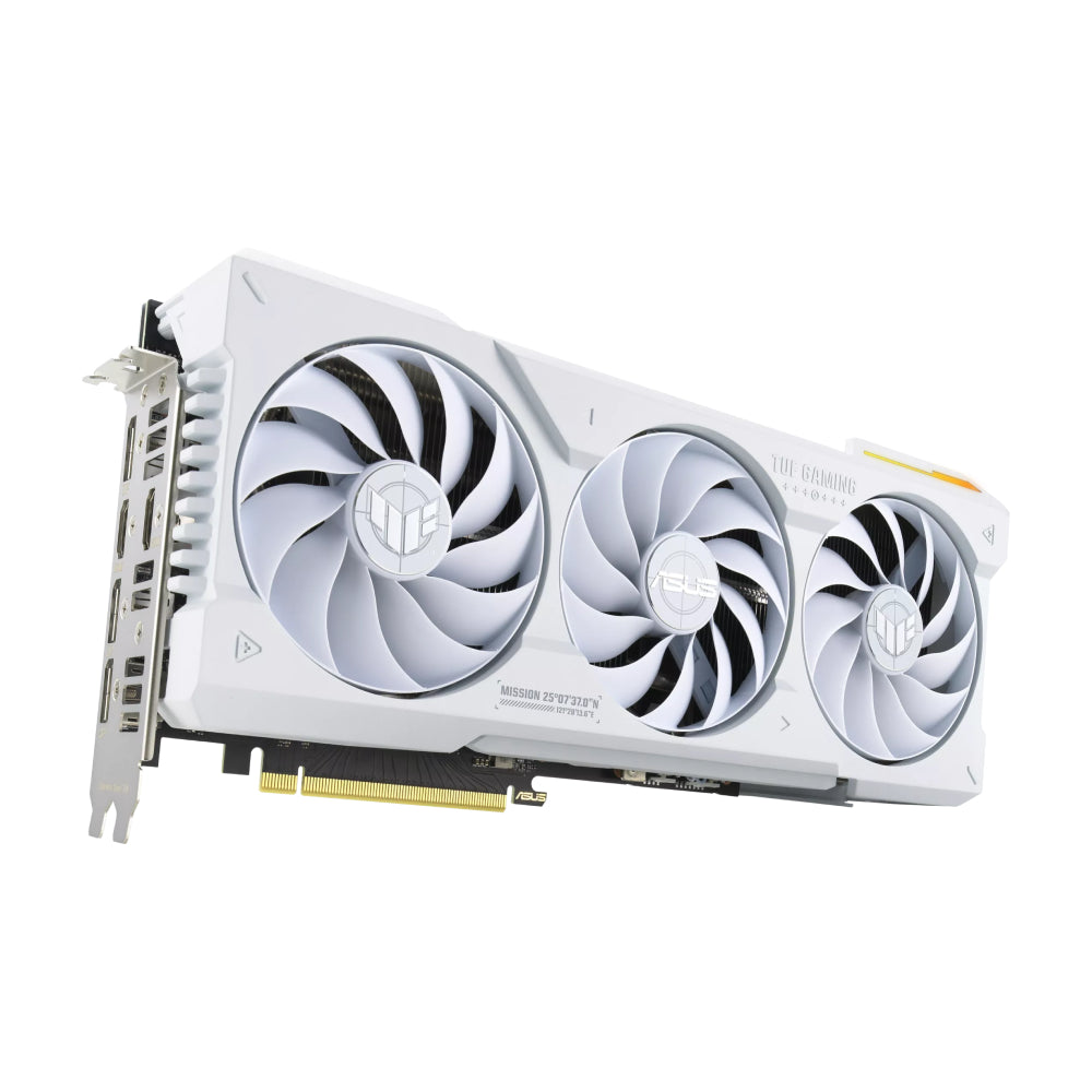 Video card ASUS TUF Gaming OC White Edition GeForce RTX 4070 Ti SUPER, 16 GB, white