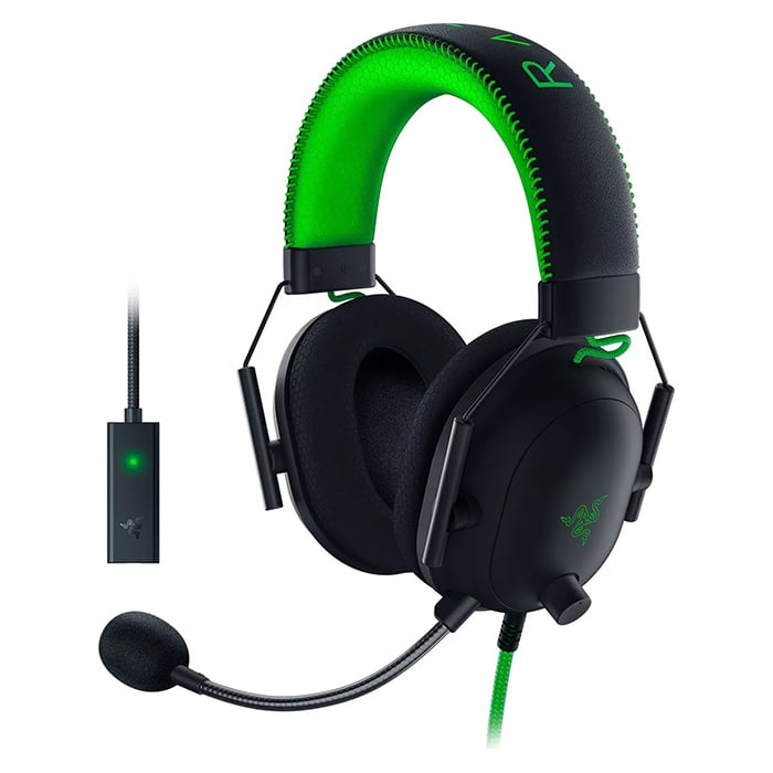 Razer Blackshark V2 Special Edition Gaming Headset, Black/Green