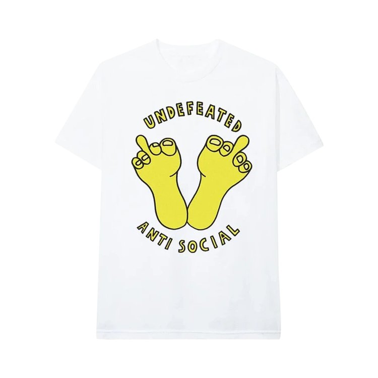 Anti Social Social Club x Undefeated Tee 'White', white