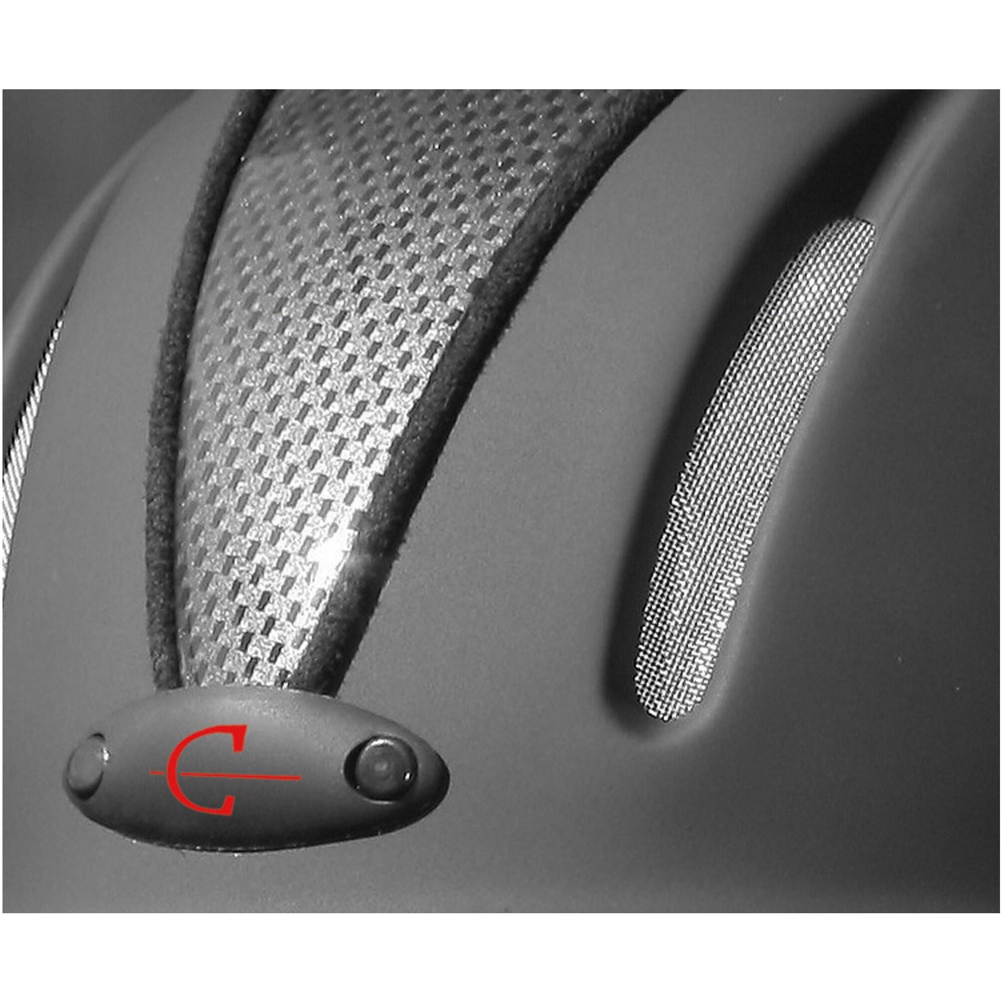 Covalliero Carbonlc riding helmet, anthracite gray