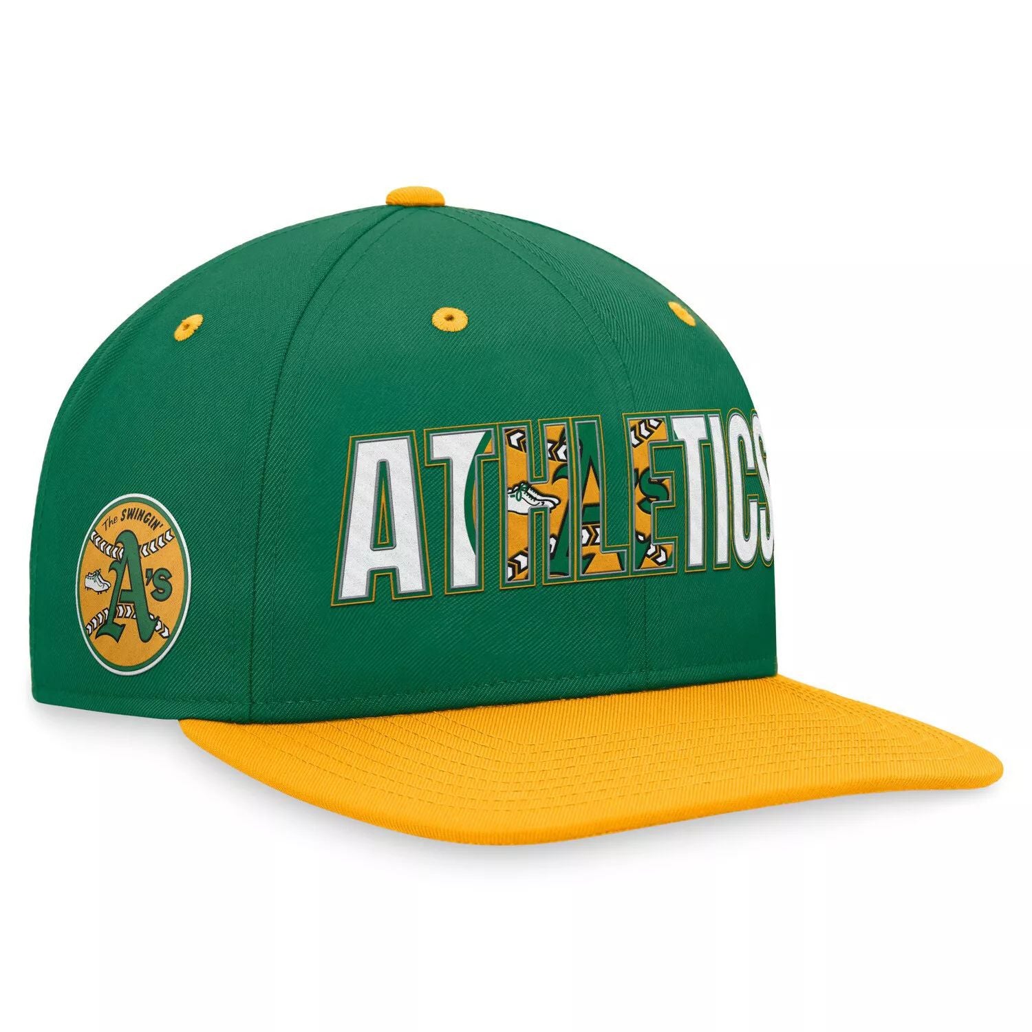 قبعة Nike Green Oakland Athletics Cooperstown Collection Pro للرجال