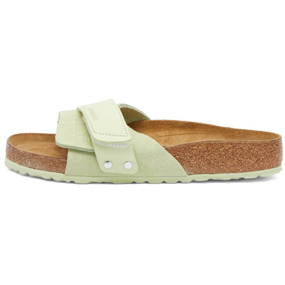 Birkenstock Oita Modern Suede Sandals, Light Green