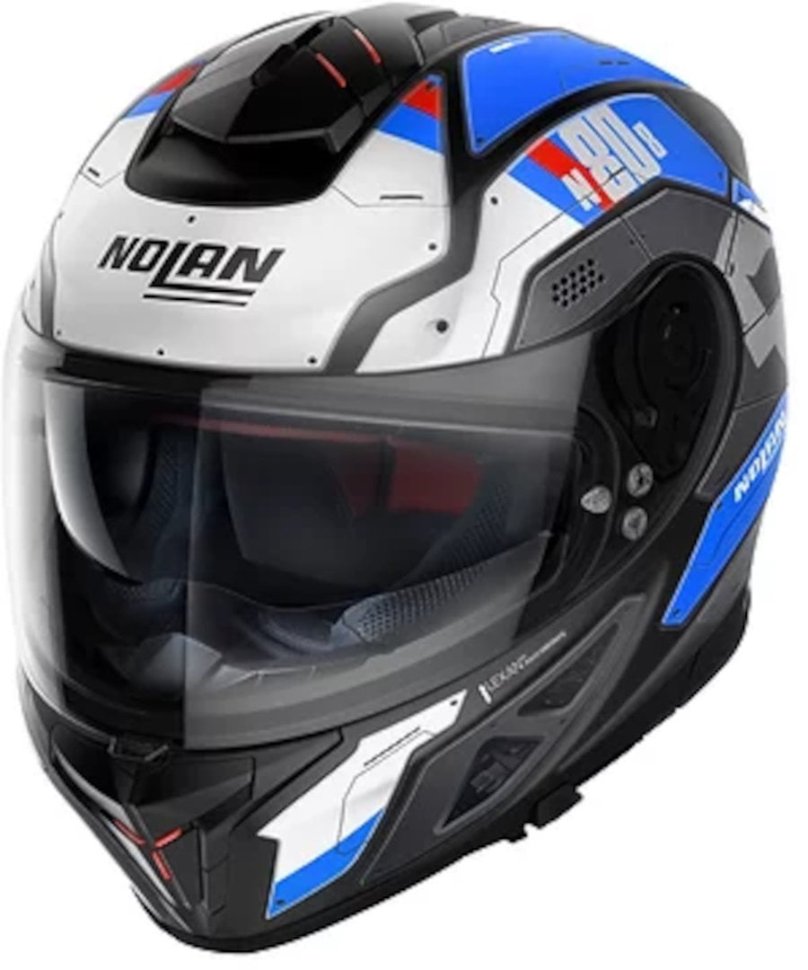 Nolan N80-8 Starscream N-Com Helmet, Black/Blue/White