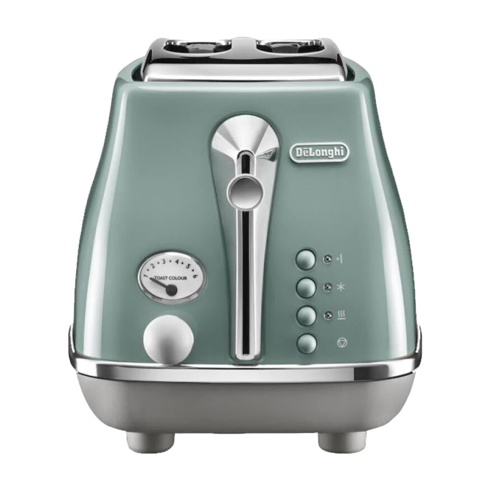 محمصة الخبز DeLonghi Icona Capitals CTOC2003R، باللون الأخضر