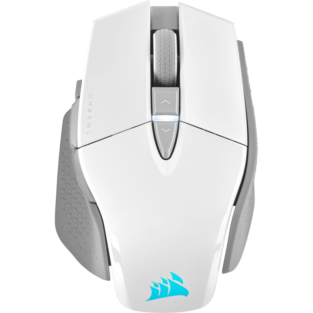 Corsair M65 RGB Ultra Tunable FPS Wireless Gaming Mouse, White