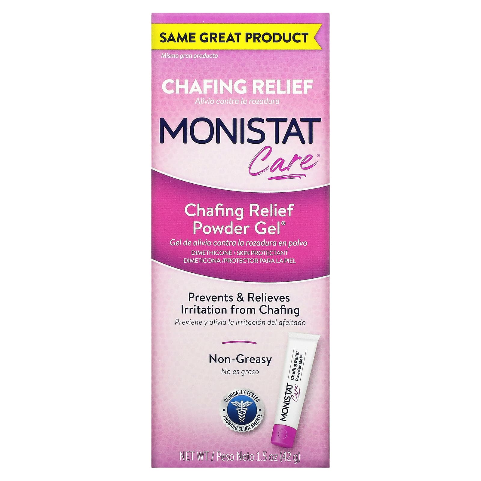 Gel - Monistat Powder for Relieving Chafing, 42 g