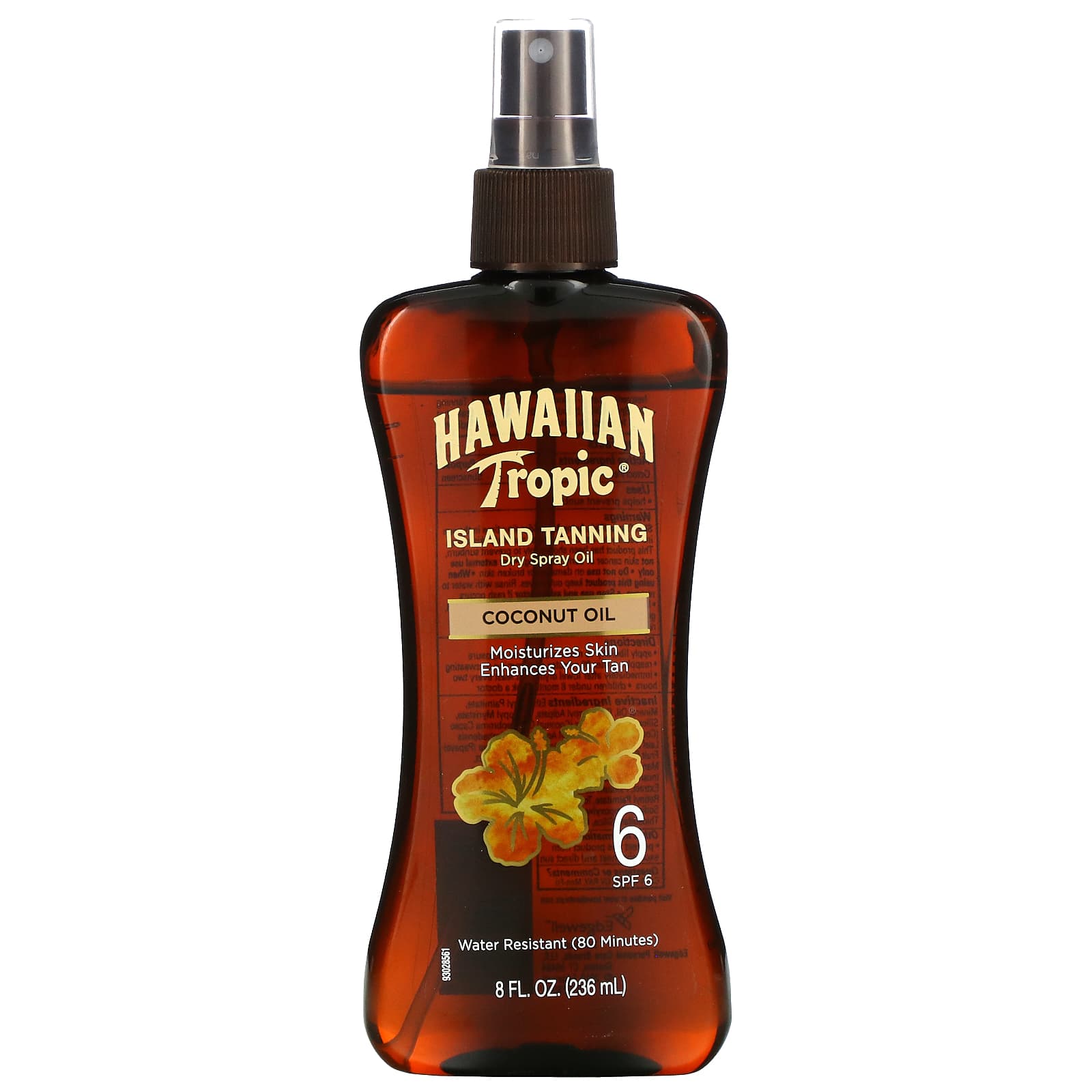 Dry Oil - Hawaiian Tropic Tanning Spray with Coconut Oil, 236 ml