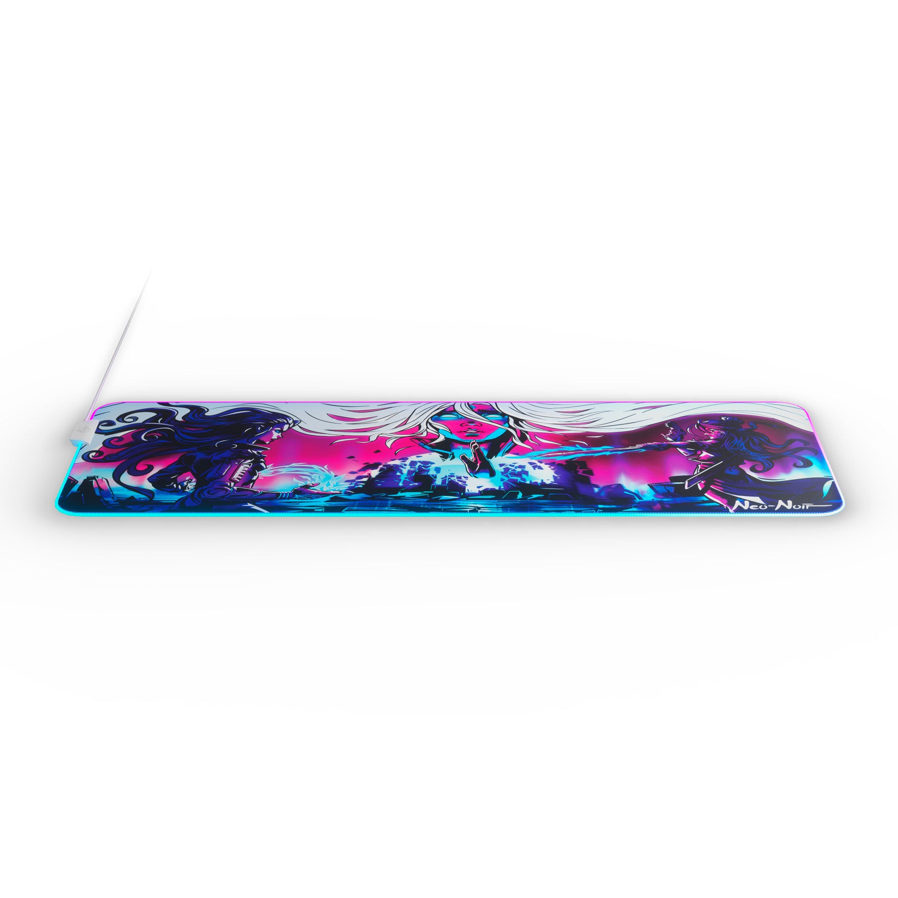 SteelSeries Qck Prism Neo Noir XL Gaming Mouse Pad, Drawing