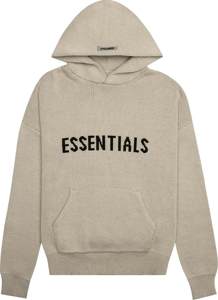 سترة محبوكة من Fear of God Essentials "Sage"، باللون الأخضر